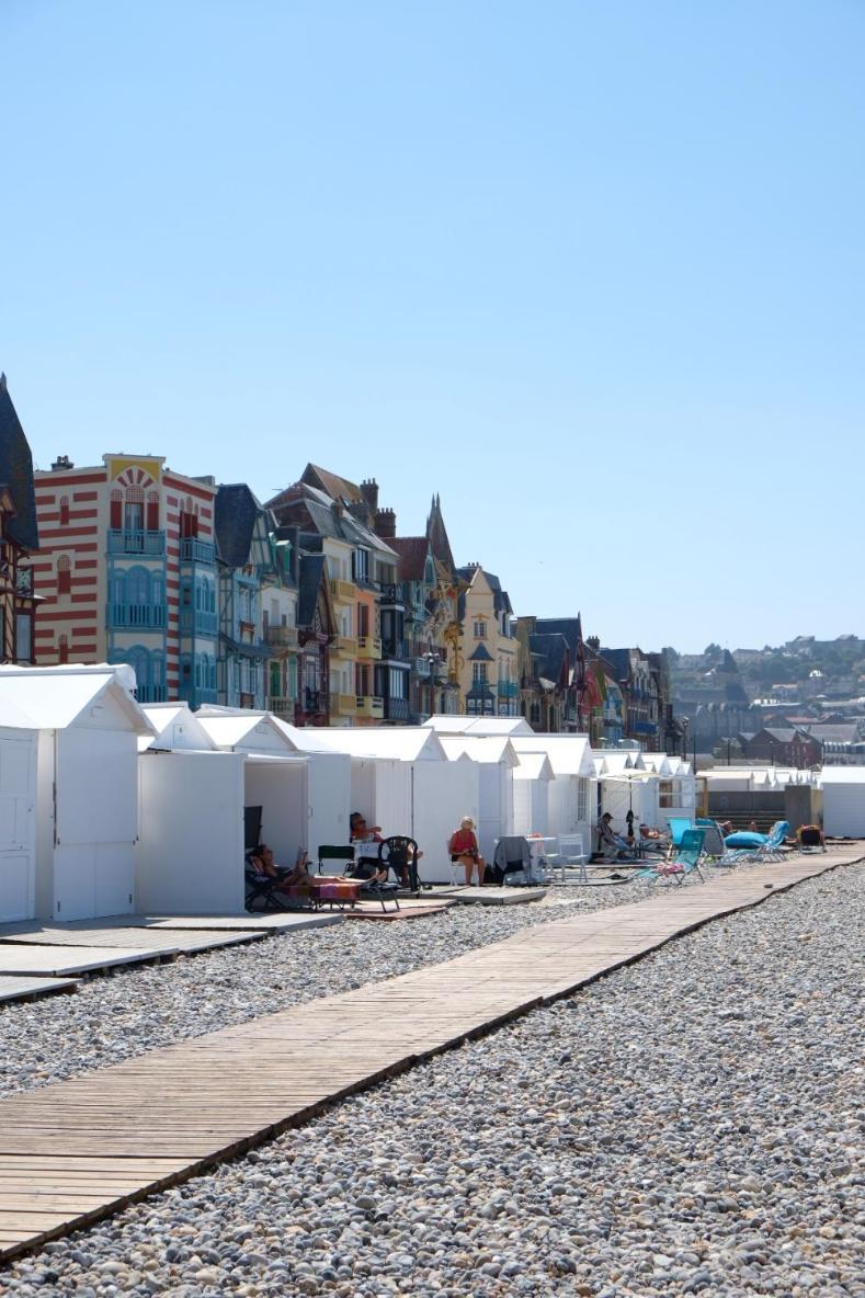 Villa Adele, Bow-Window Vue Mer - Appt 02 Mers-les-Bains Eksteriør bilde