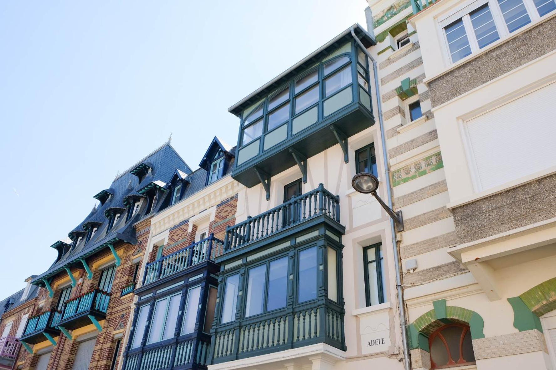 Villa Adele, Bow-Window Vue Mer - Appt 02 Mers-les-Bains Eksteriør bilde
