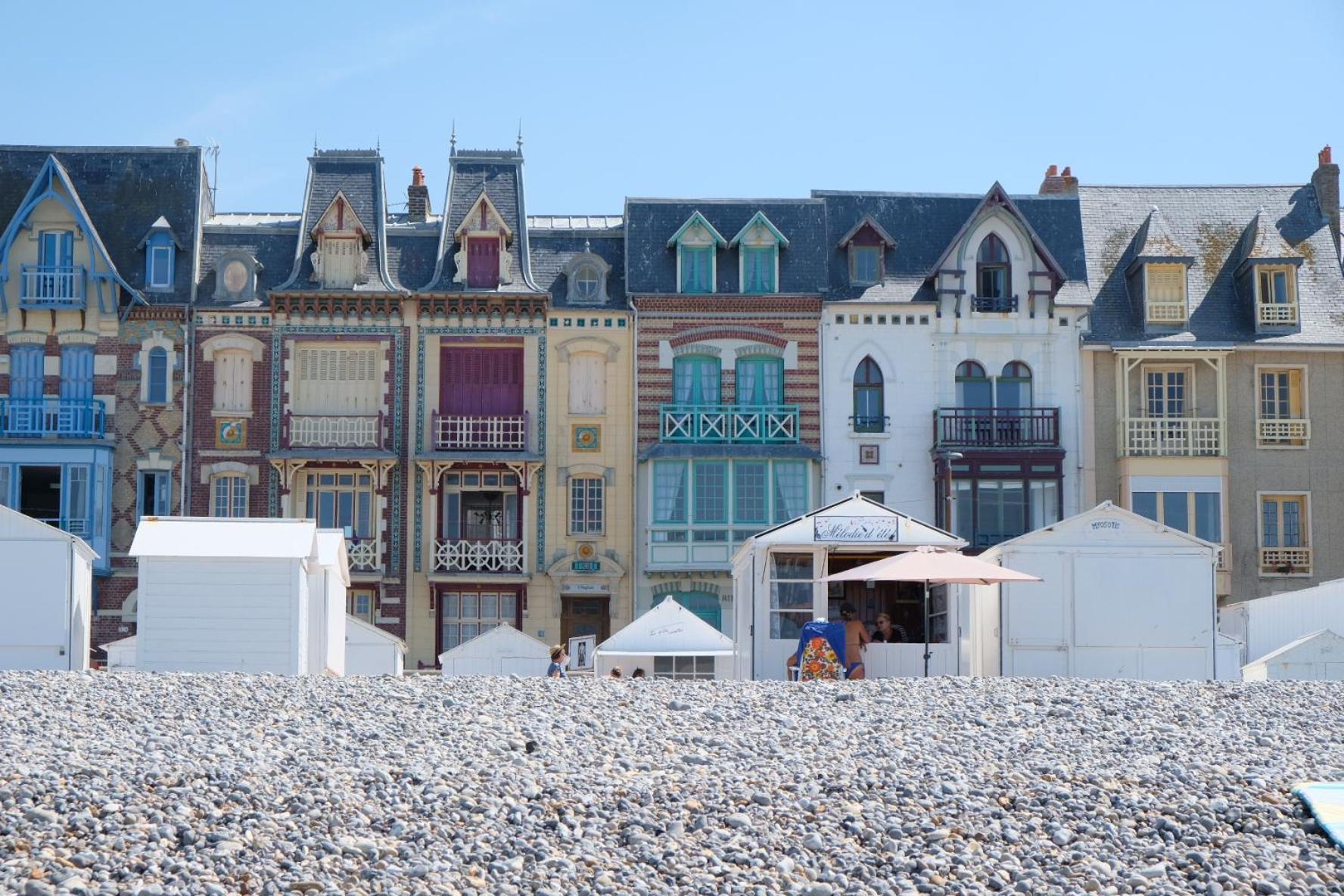 Villa Adele, Bow-Window Vue Mer - Appt 02 Mers-les-Bains Eksteriør bilde